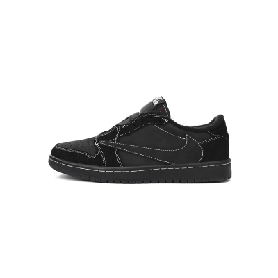 Travis Scott x Air Jordan 1 Low OG SP Black Phantom  01