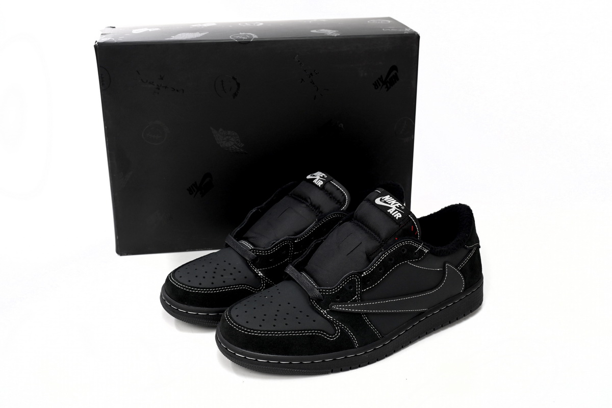 Travis Scott x Air Jordan 1 Low OG SP Black Phantom 