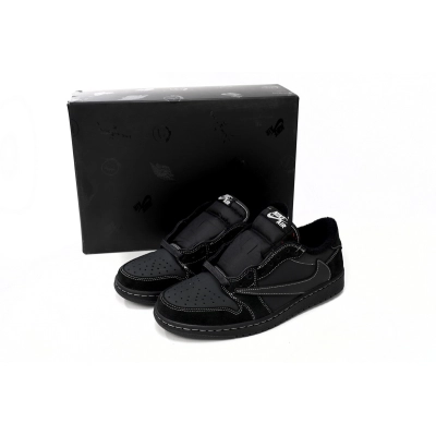 Travis Scott x Air Jordan 1 Low OG SP Black Phantom  02