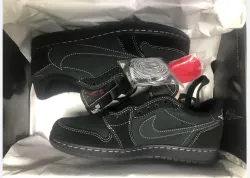 Jordan 1 Retro Low OG SP Travis Scott Black Phantom review Victoria Fanny