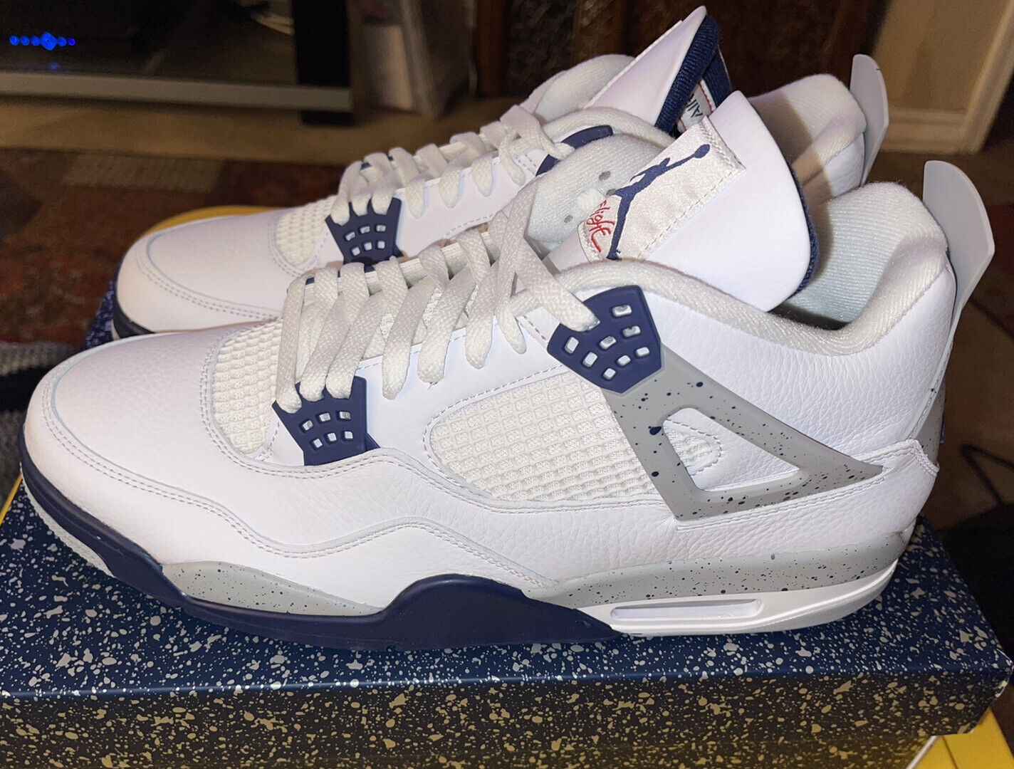 Jordan 4 Retro White Midnight Navy review Christian Tate