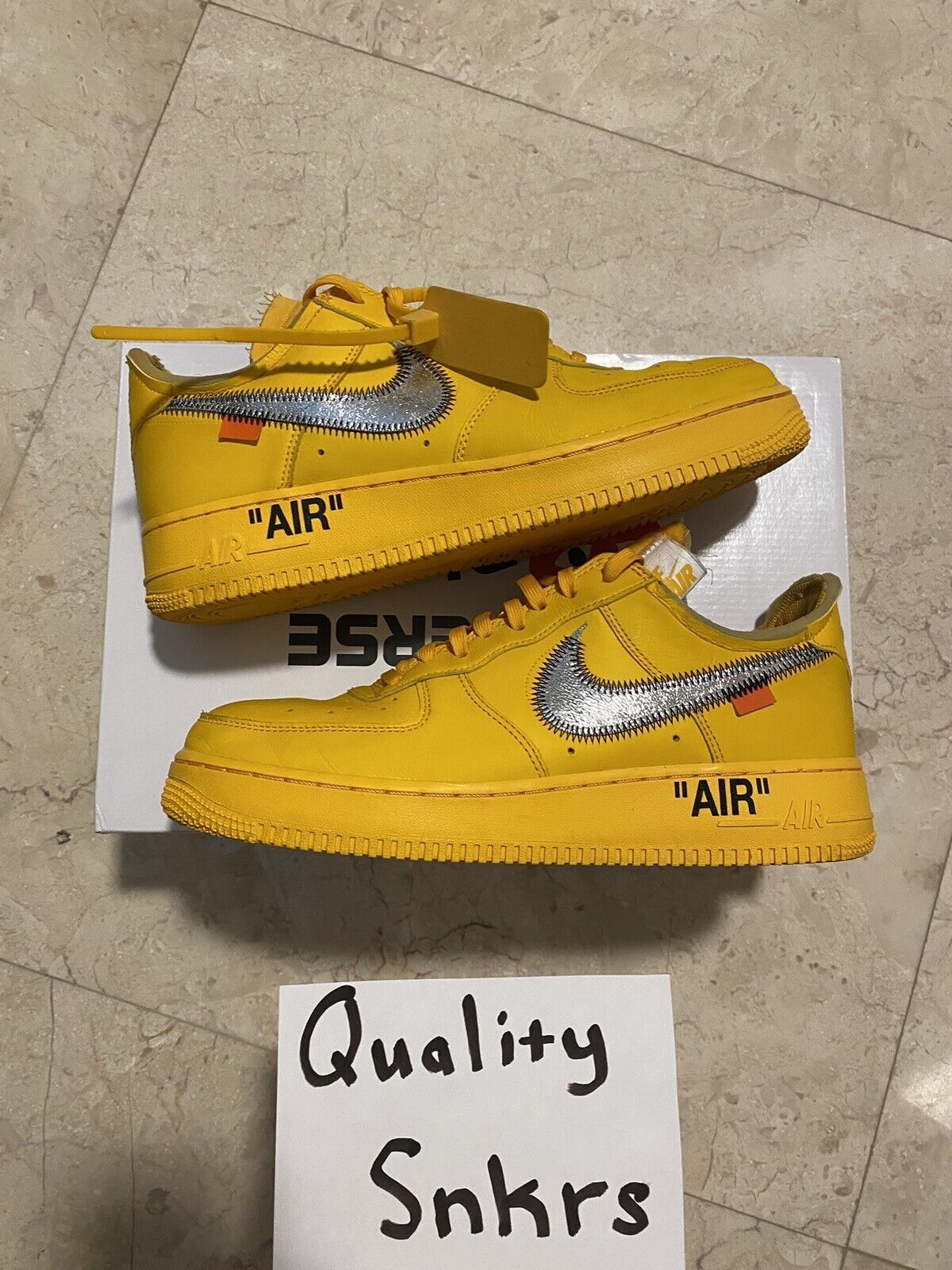 Nike Air Force 1 Low Off-White ICA University Gold review Setlla Berkeley