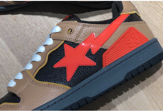 A Bathing Ape Bape SK8 Sta Brown Orange review Eileen Geordie