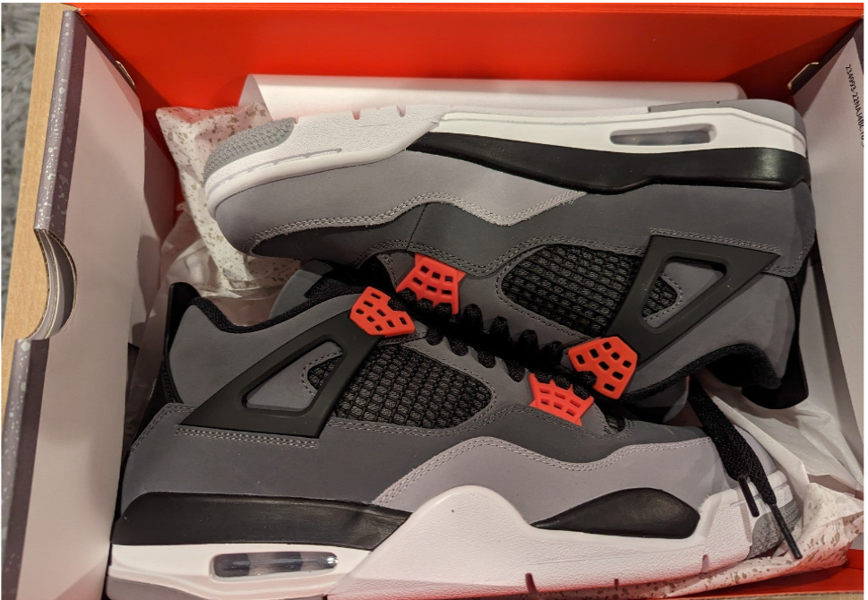 Jordan 4 Retro Infrared review Christian Tate
