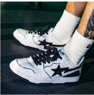 A Bathing Ape Bape SK8 Sta White Silver review Catherine Maugham