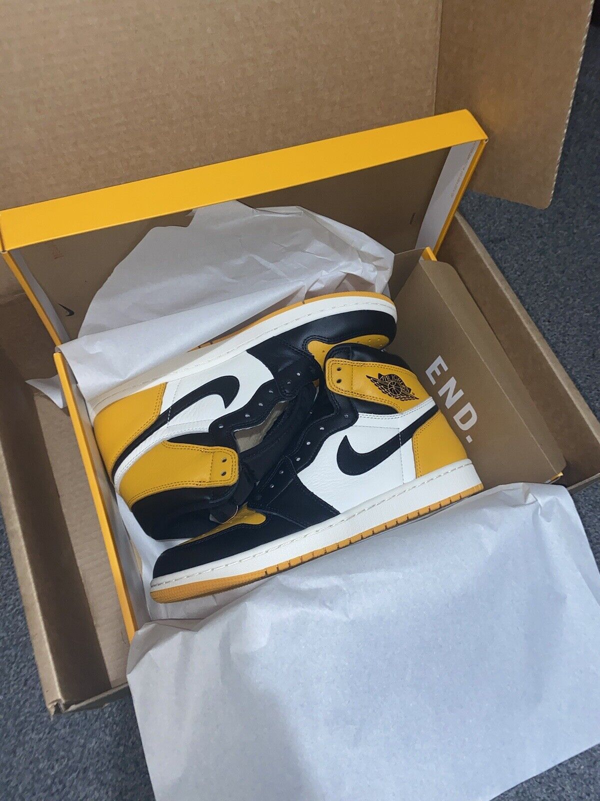 Jordan 1 Retro High OG Yellow Toe (Mid Quality) review Ted Charley