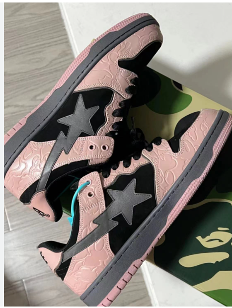 A Bathing Ape Bape SK8 Sta Dirty Pink Black review Anastasia Bryce