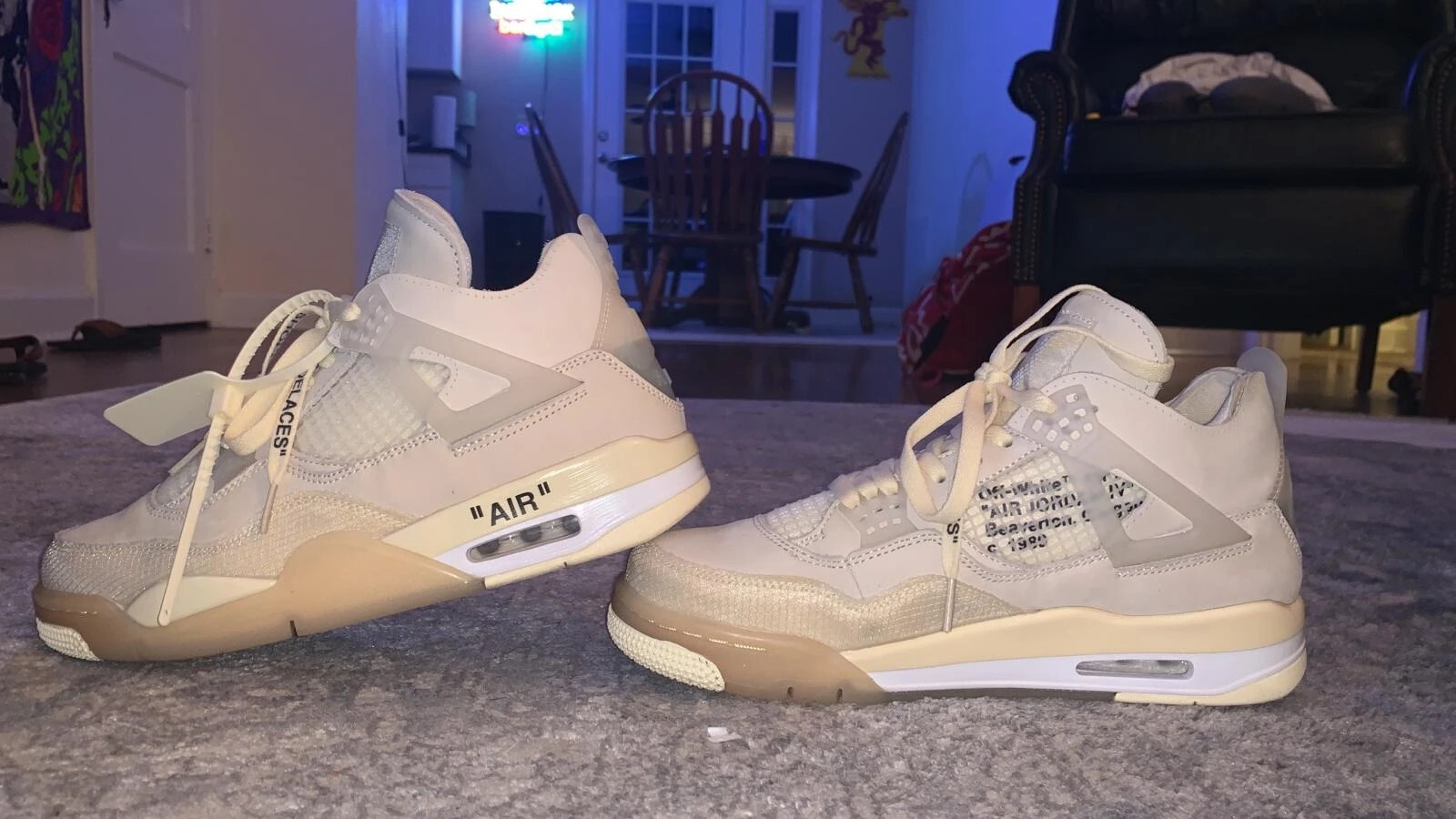 Jordan 4 Retro Off-White Sail review Yarra