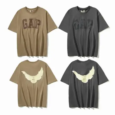 Zafa Wear Yeezy Gap Engineered by Balenciaga Dove 3/4 Sleeve T-shirt  2dtn01 01