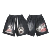 Hellstar Face Records Shorts Black