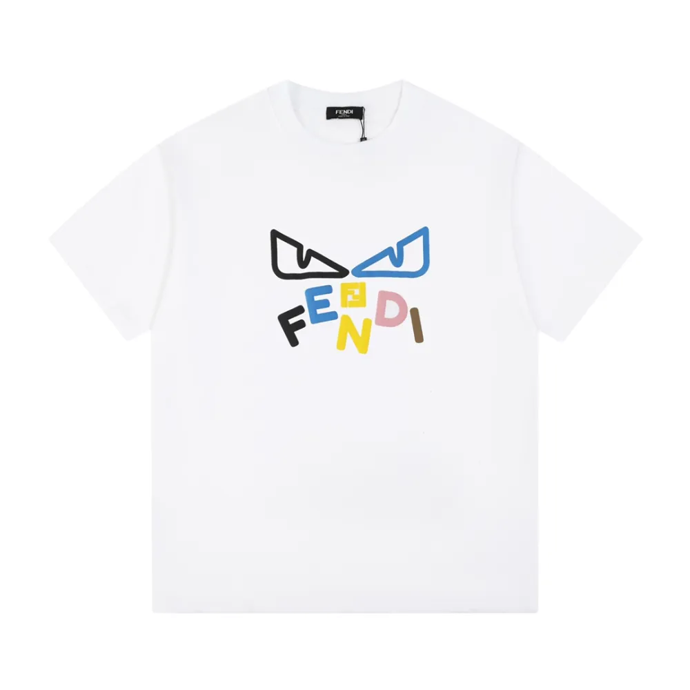 Zafa Wear Fendi 24SS Colorful Foam Printed T-Shirt F124