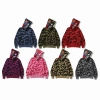 Top Quality BAPE Color Camo Shark Full Zip Hoodie