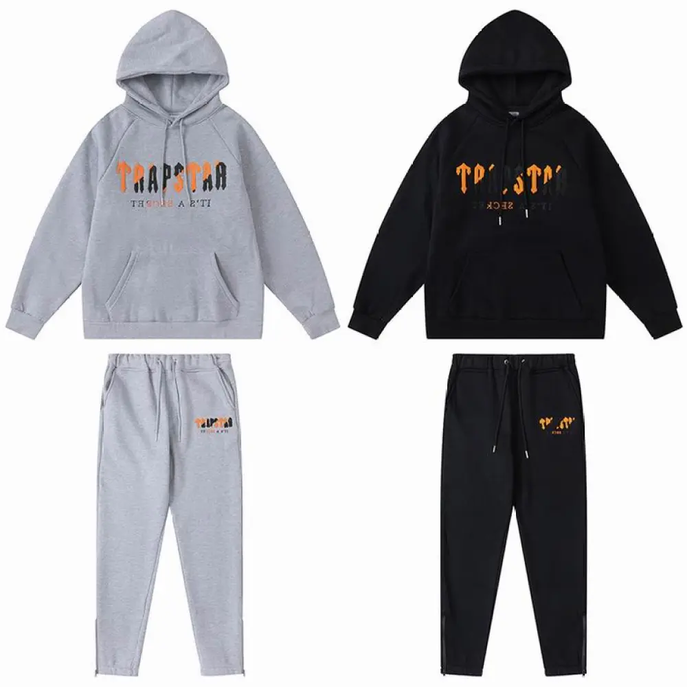 Zafa Wear Trapstar Chenille Decoded Hoodie Tracksuit pkt04