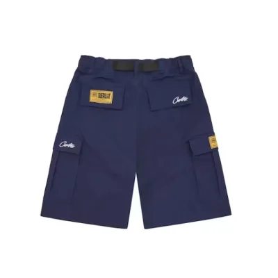 Zafa wear Corteiz Alcatraz Cargo shorts in Navy 02