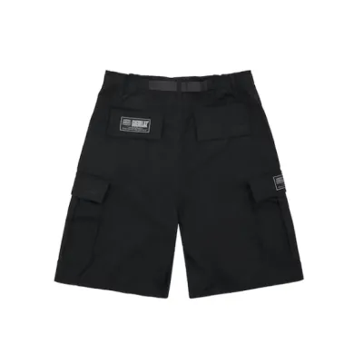 Zafa wear Corteiz Alcatraz Cargo Shorts in Triple Black 02
