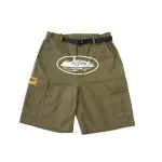 Zafa wear Corteiz Alcatraz Cargo Shorts Khaki Green