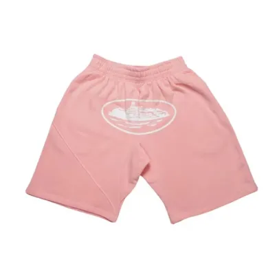 Zafa wear Corteiz Alcatraz shorts in Baby Pink 01