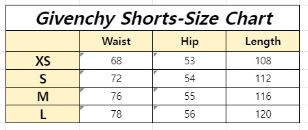 Zafa wear Givenchy Shorts 2024S Spring and Summer New Style