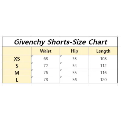 Zafa wear Givenchy Shorts Black TK360 02