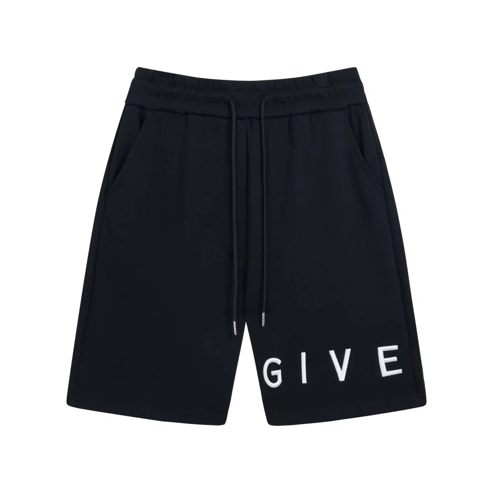 Zafa wear Givenchy Shorts Three-dimensional Embroidery LOGO