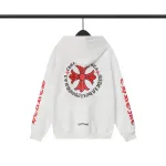 Top Quality Chrome Hearts Made In Hollywood Plus Cross Zip Up Hoodie 8962 