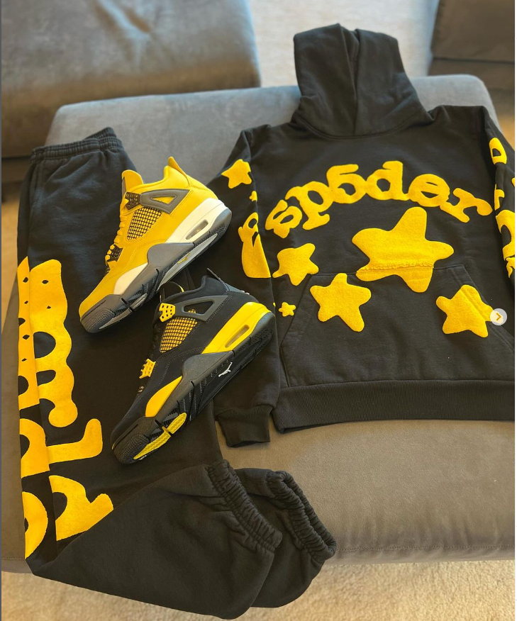 Zafa Wear Sp5der Beluga Suits Onyx/Yellow SS24