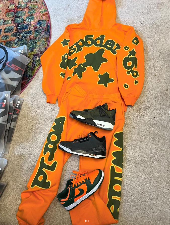 Zafa Wear Sp5der Beluga Suits Orange FW23