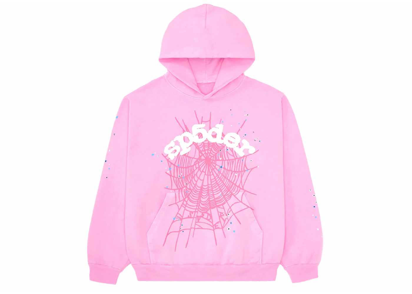 Zafa Wear Sp5der OG Web Hoodie Pink