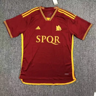 Serie A 23/24 AS Roma Home Soccer Jersey 01
