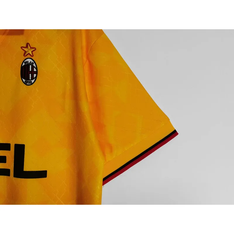 Serie A 1995/96 AC Milan Second Away Soccer Jersey