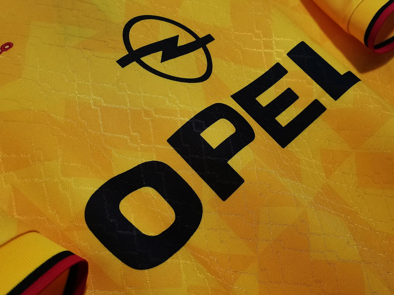 Serie A 1995/96 AC Milan Second Away Soccer Jersey