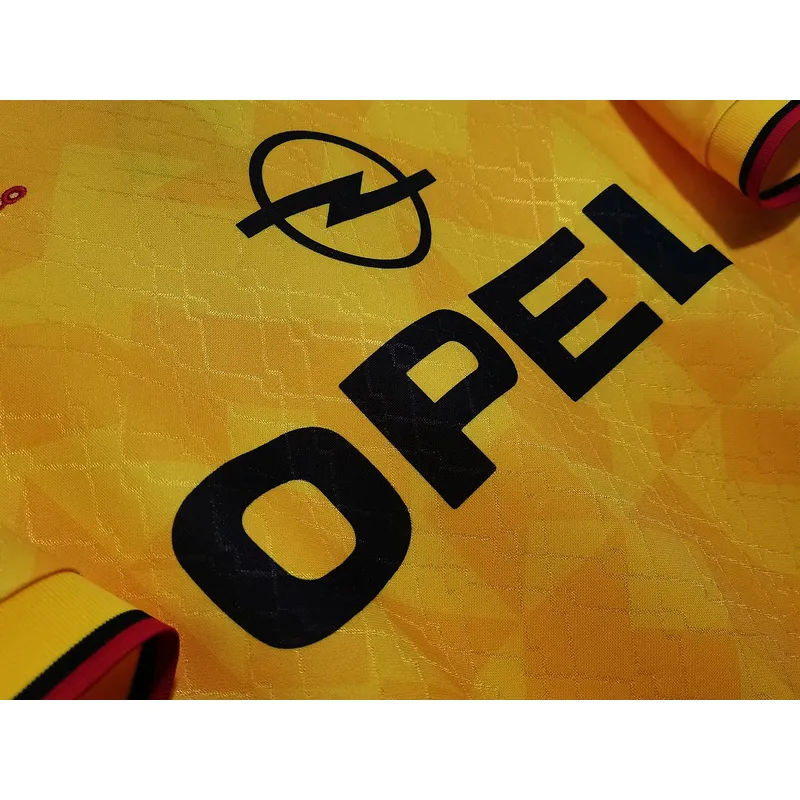 Serie A 1995/96 AC Milan Second Away Soccer Jersey