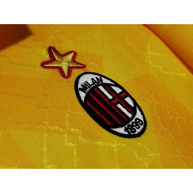 Serie A 1995/96 AC Milan Second Away Soccer Jersey