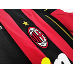 Serie A 2006/07 AC Milan Home Long Sleeve Soccer Jersey 