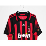 Serie A 2006/07 AC Milan Home Soccer Jersey