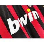 Serie A 2006/07 AC Milan Home Soccer Jersey
