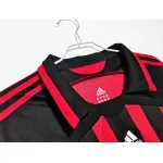 Serie A 2006/07 AC Milan Home Soccer Jersey