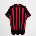 Serie A 2006/07 AC Milan Home Soccer Jersey