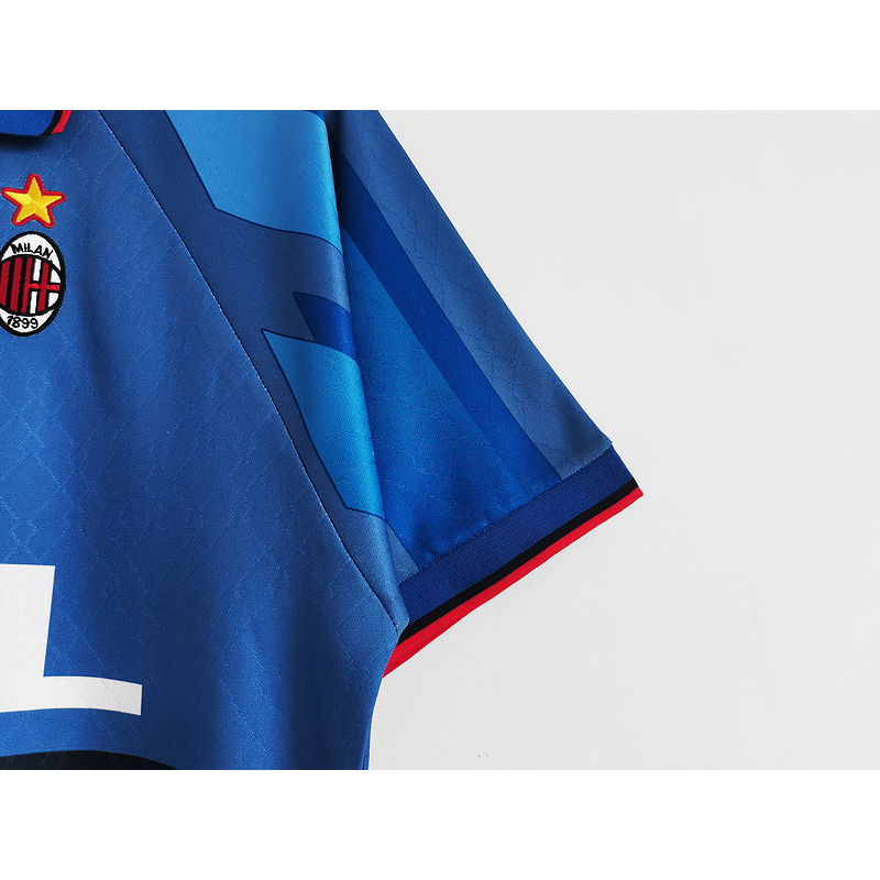 Serie A 1995/96 AC Milan Retro Third Away Soccer Jersey 