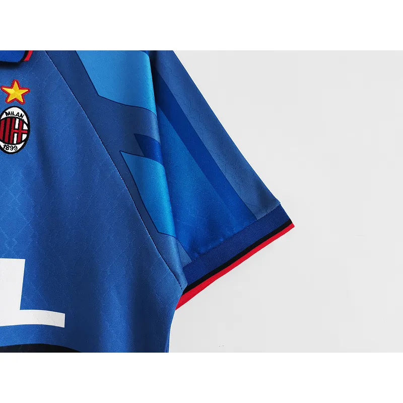 Serie A 1995/96 AC Milan Retro Third Away Soccer Jersey 