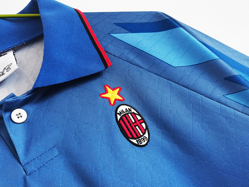 Serie A 1995/96 AC Milan Retro Third Away Soccer Jersey 