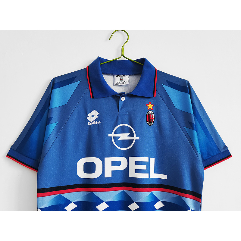 Serie A 1995/96 AC Milan Retro Third Away Soccer Jersey 