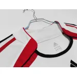 Serie A 2006/07 AC Milan Away Long Sleeve Soccer Jersey 