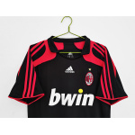 Serie A 2007/08 AC Milan Retro Second Away Soccer Jersey