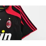 Serie A 2007/08 AC Milan Retro Second Away Soccer Jersey