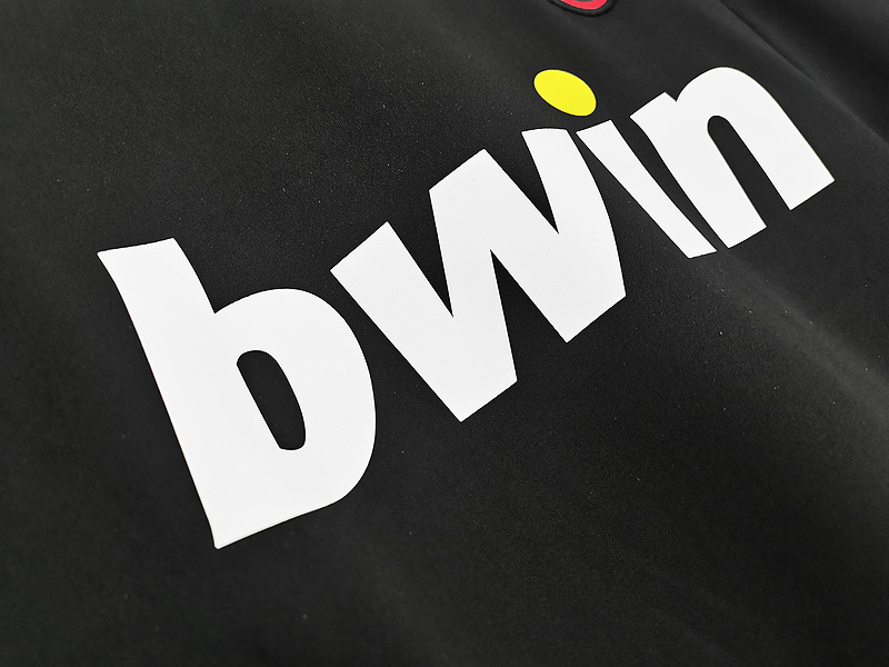 Serie A 2007/08 AC Milan Retro Second Away Soccer Jersey