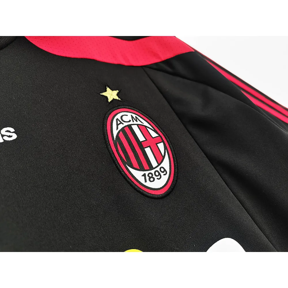 Serie A 2007/08 AC Milan Retro Second Away Soccer Jersey
