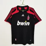 Serie A 2007/08 AC Milan Retro Second Away Soccer Jersey