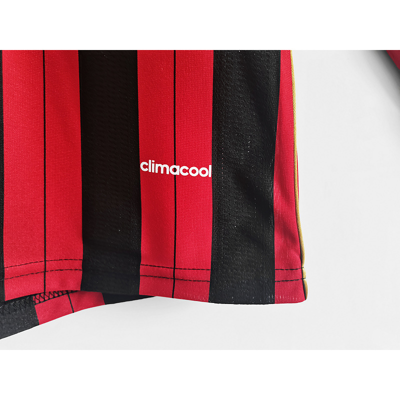 Serie A 2013/14 AC Milan Retro Long Sleeve Soccer Jersey