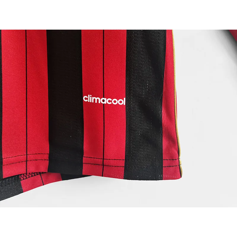 Serie A 2013/14 AC Milan Retro Long Sleeve Soccer Jersey
